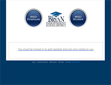 Tablet Screenshot of go.bryanisd.org